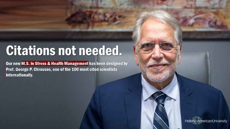 Professor George P. Chrousos designs our new Master of Science in Stress & Health Management