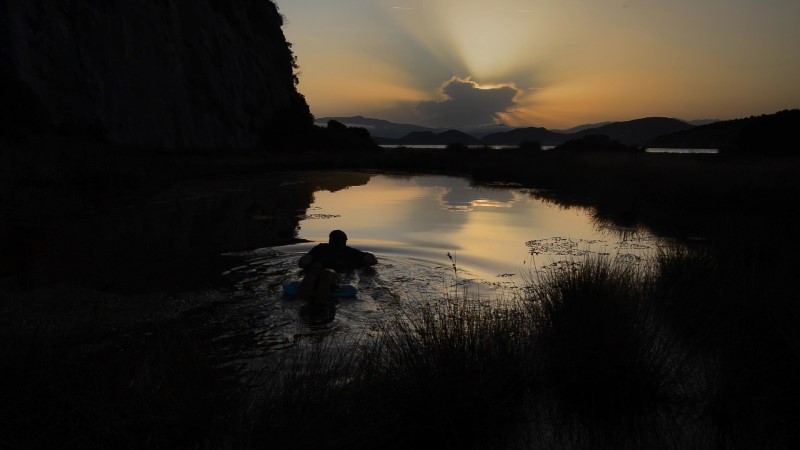 James M. Lane, "Emersion 2021", video installation.