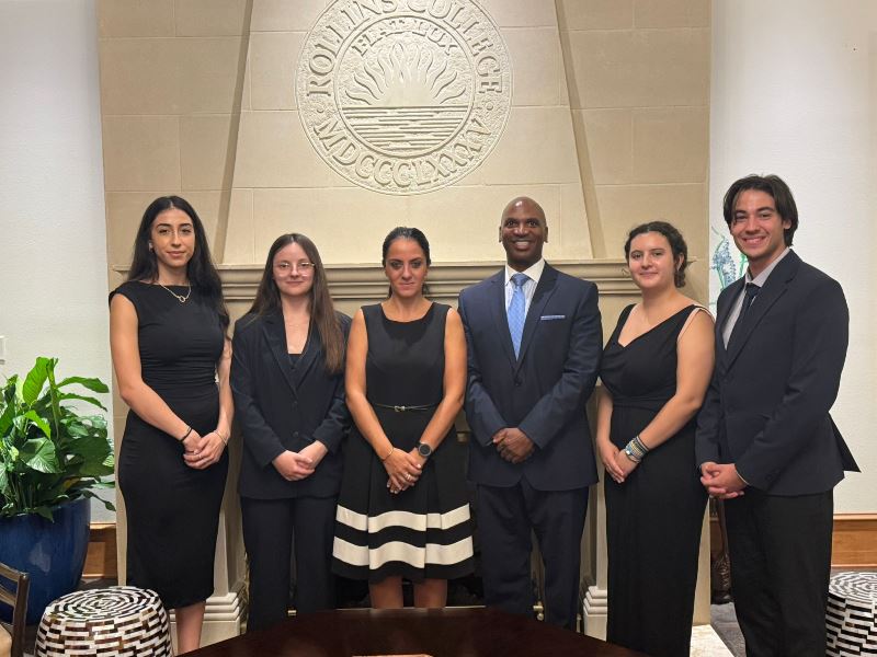 The Hellenic American University Debate Team triumphs over Rollins College in the Great Debate competition in Florida