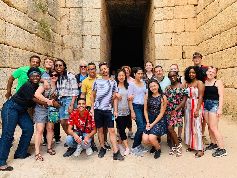 Students from Middlesex Community College International Fellowship Program