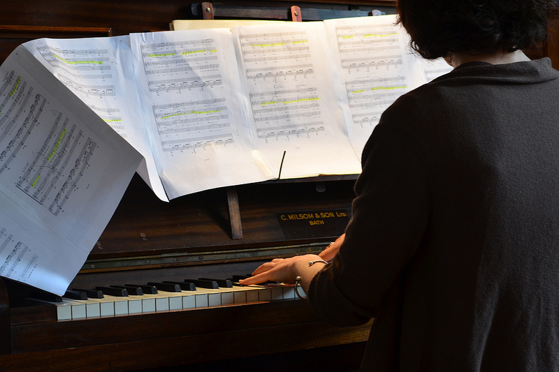 "The pianist" by Simon Blackley  